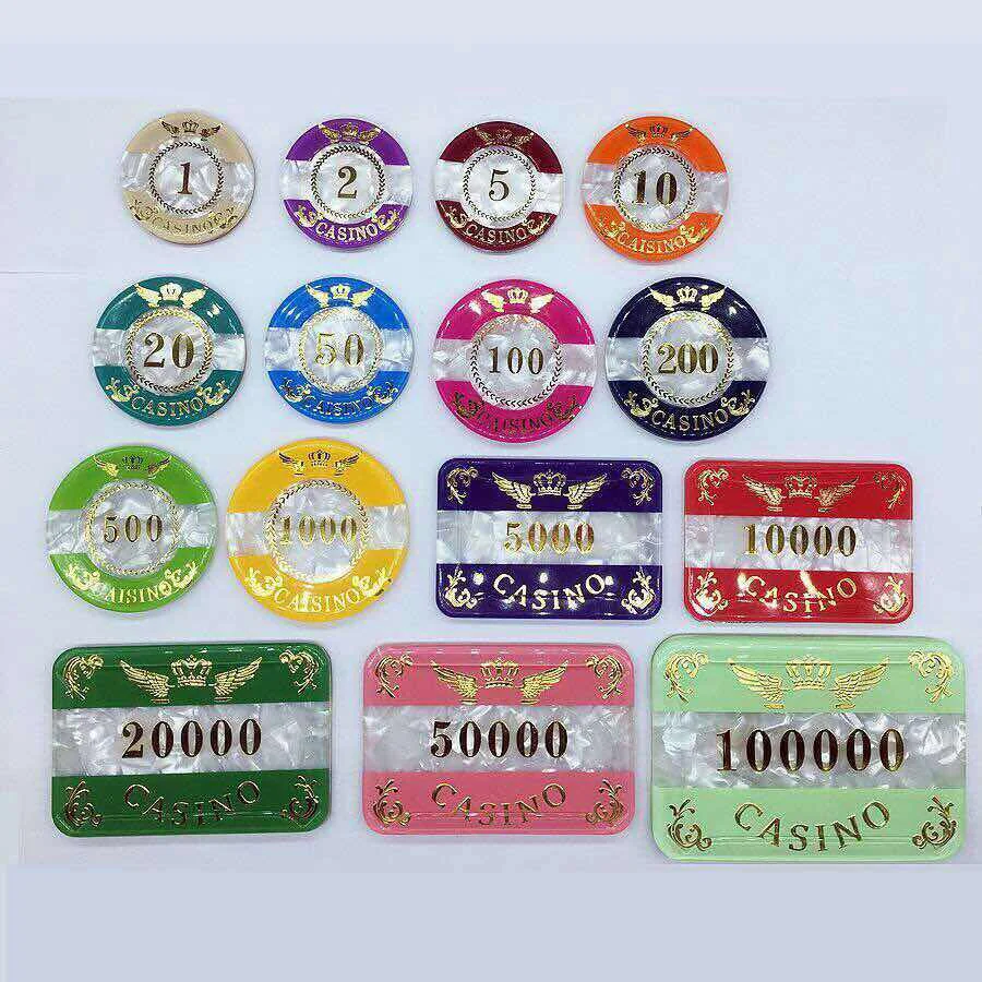cheap custom coin high quality casino concrete adult custom poker chip plaques acrylic poker chip