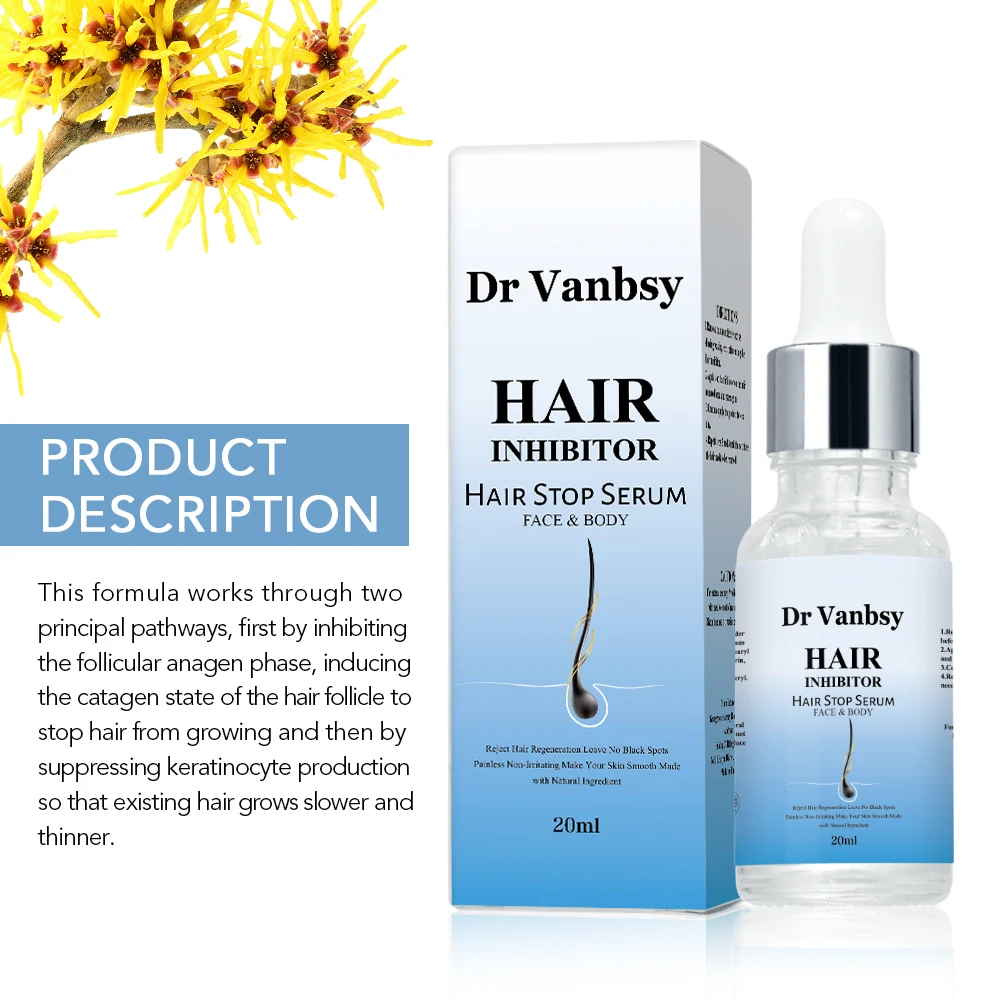 Wholesale Stop Grow Hair Growth Inhibitor Cream Quick & Effective Gentle Inhibit for