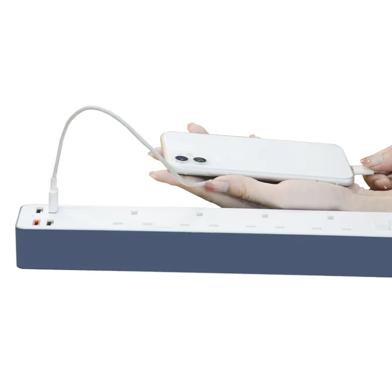 USB Британский стандарт 4AC4USB умная розетка удлинитель с удлинителем