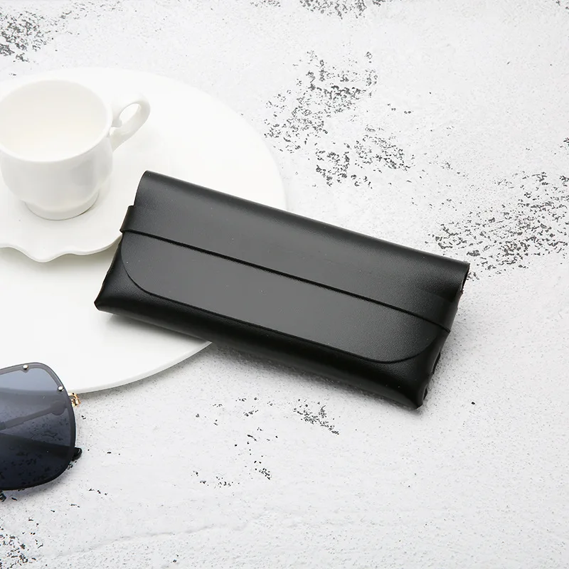 Fashion Personality Sunglasses Storage Bag rectangle packing boxes  Soft PVC Leather Glasses Case