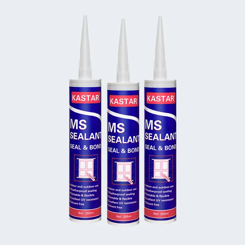 China Sausage Marble Glue Adhesives& Silicone Sealants Grout Manufacturer Price Polymer MS
