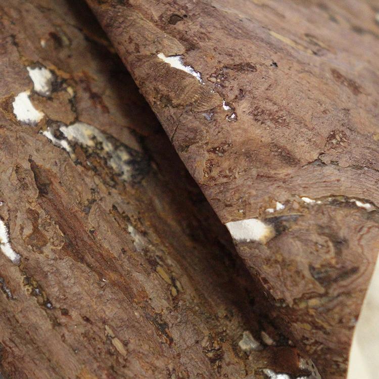 Zhenling Free Sample Brown Wallpaper Natural Wood Design Modern Home Decor Cork Wall Paper