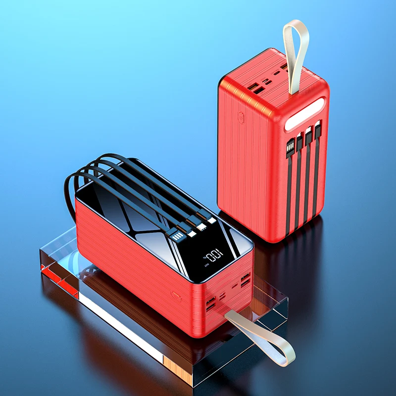  Супер большая емкость 80000 mah 60000mAh портативные банки питания оптовая цена по прейскуранту завода 30000mah 40000mah 50000mah банк