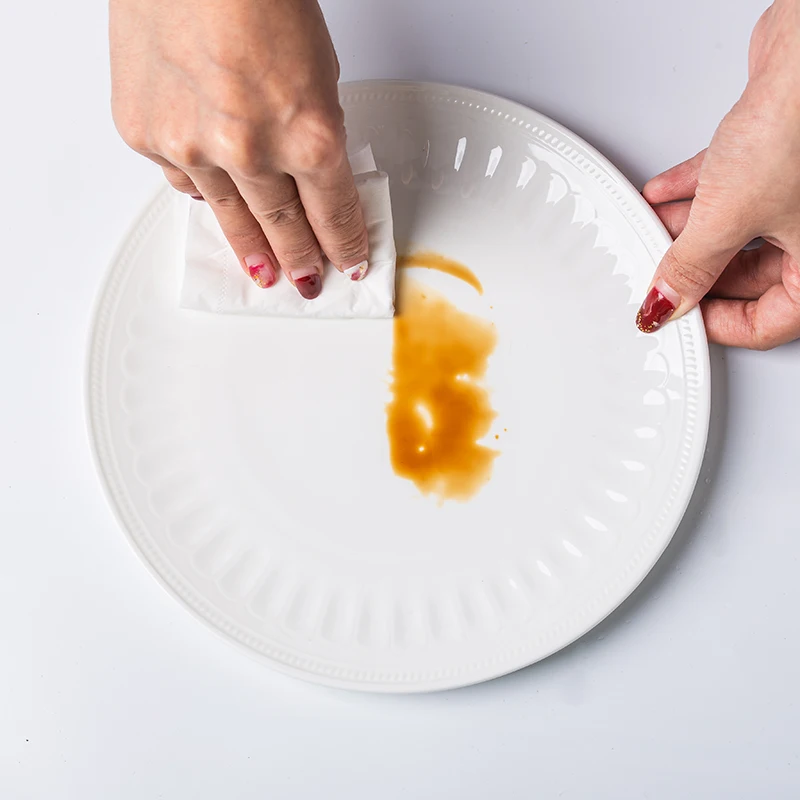 Ceramic restaurant dishes porcelain tableware White Hot High Quality Porcelain chinaware for hotel plate dinner sets dinnerware