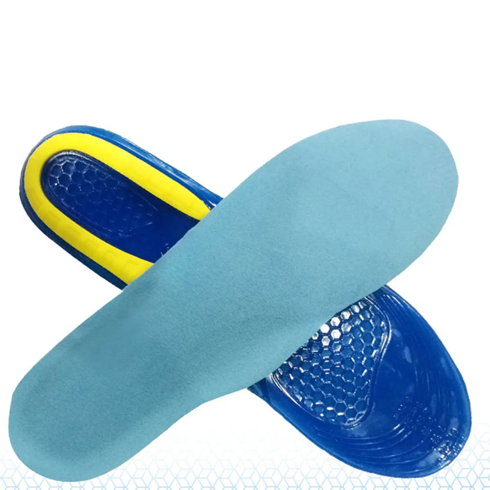 Anatomical Orthopedic Shoe Shock Absorption Increase Gel Silicone Insoles