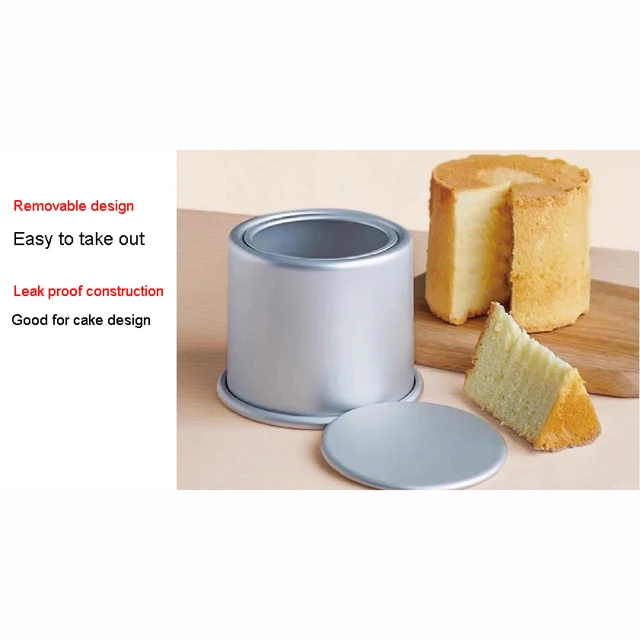 Wholesale High Quality Cake Moulds Kitchen Aluminum Alloy Baking Tray Non Stick Round Removable Bottom Aluminium Cake Pan