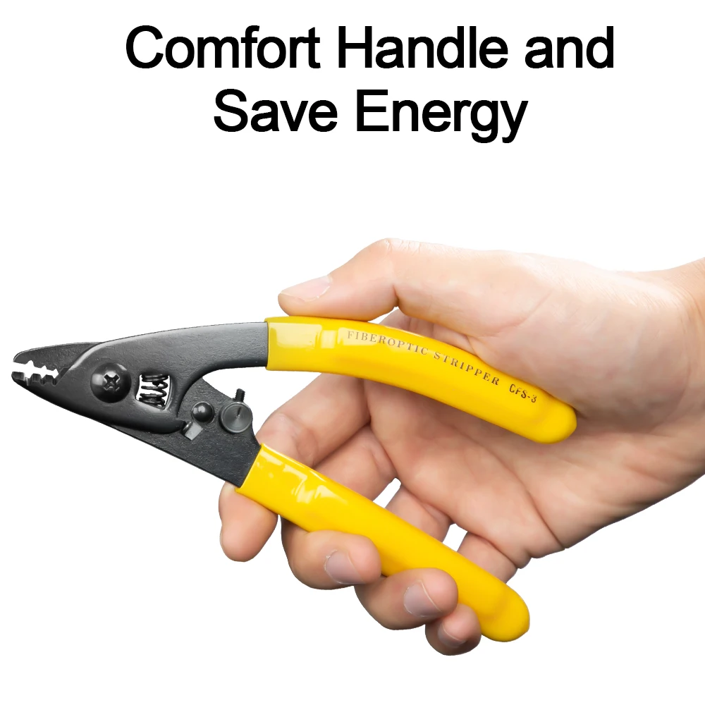 Fiber Optical Stripper CFS3/CFS2 Cable Cutting Plier for Simplex and Duplex OM2 OM3 OM4 OM5 Fiber Cable Stripping