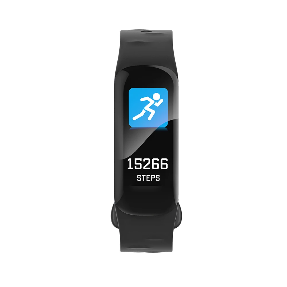 Водонепроницаемый IP67 фитнес-трекер Smart band с красочным экраном Шагомер монитор сердечного