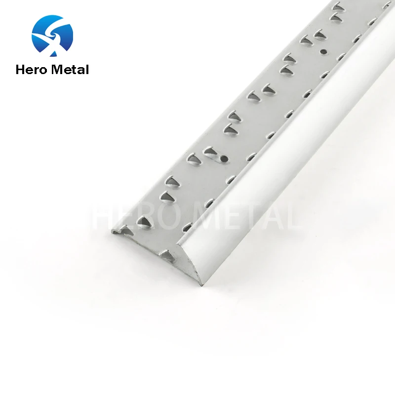Cheap price gold carpet Trim Underlay Aluminum Corner Profile Decorative carpet Trim