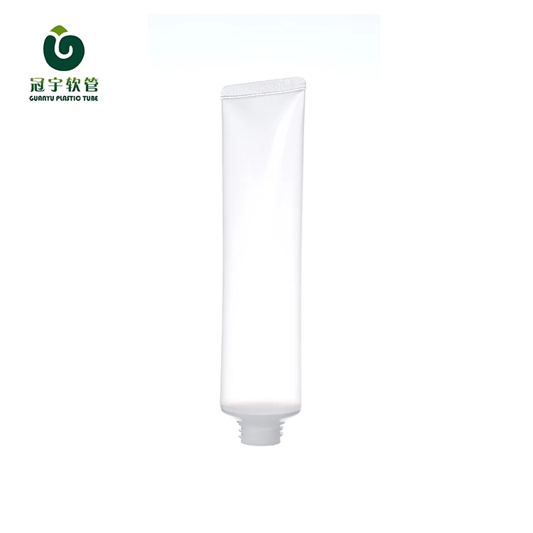empty transparent food grade cosmetic plastic tube for packaging