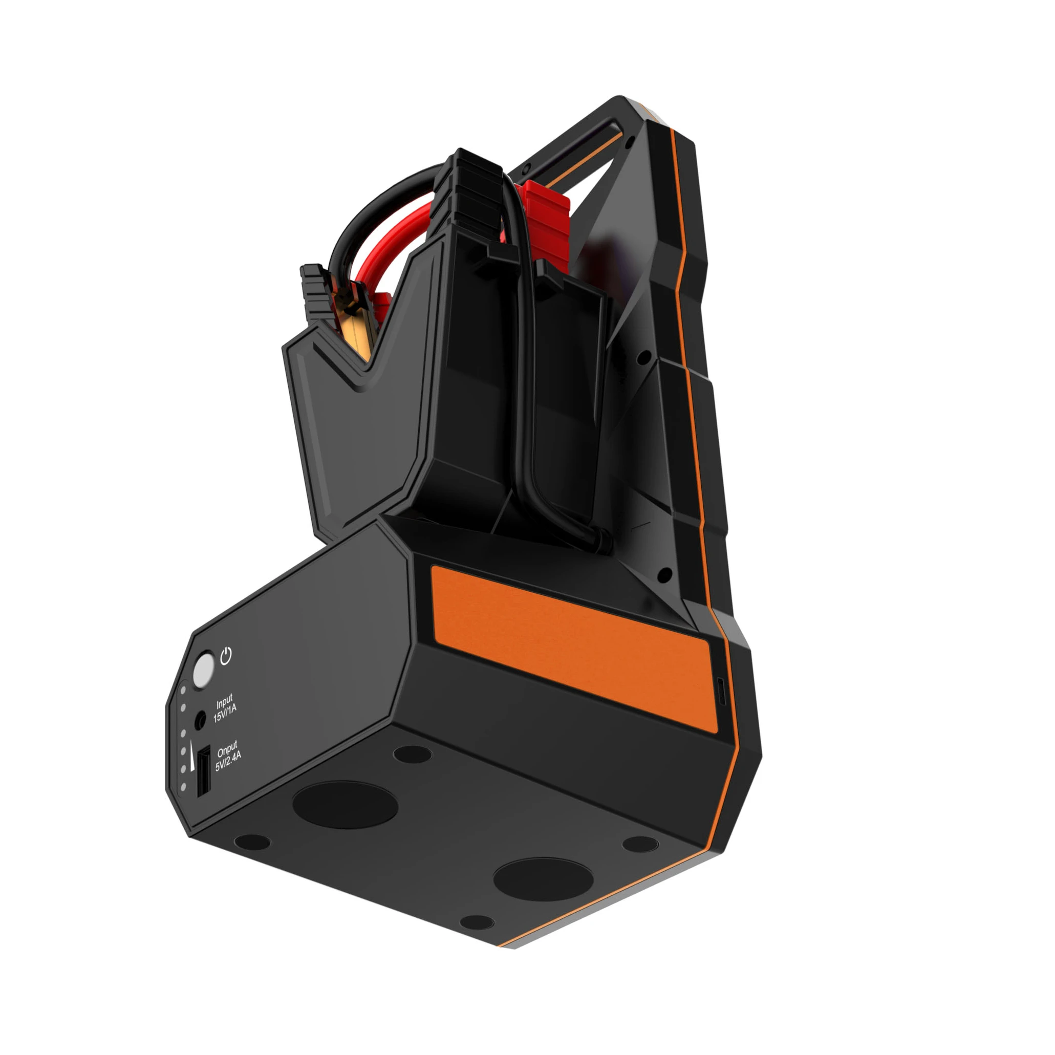 24v Magnet Bottom Built in Clamp  Heavy Duty Super Capacitor Jump Starter for Car Truck