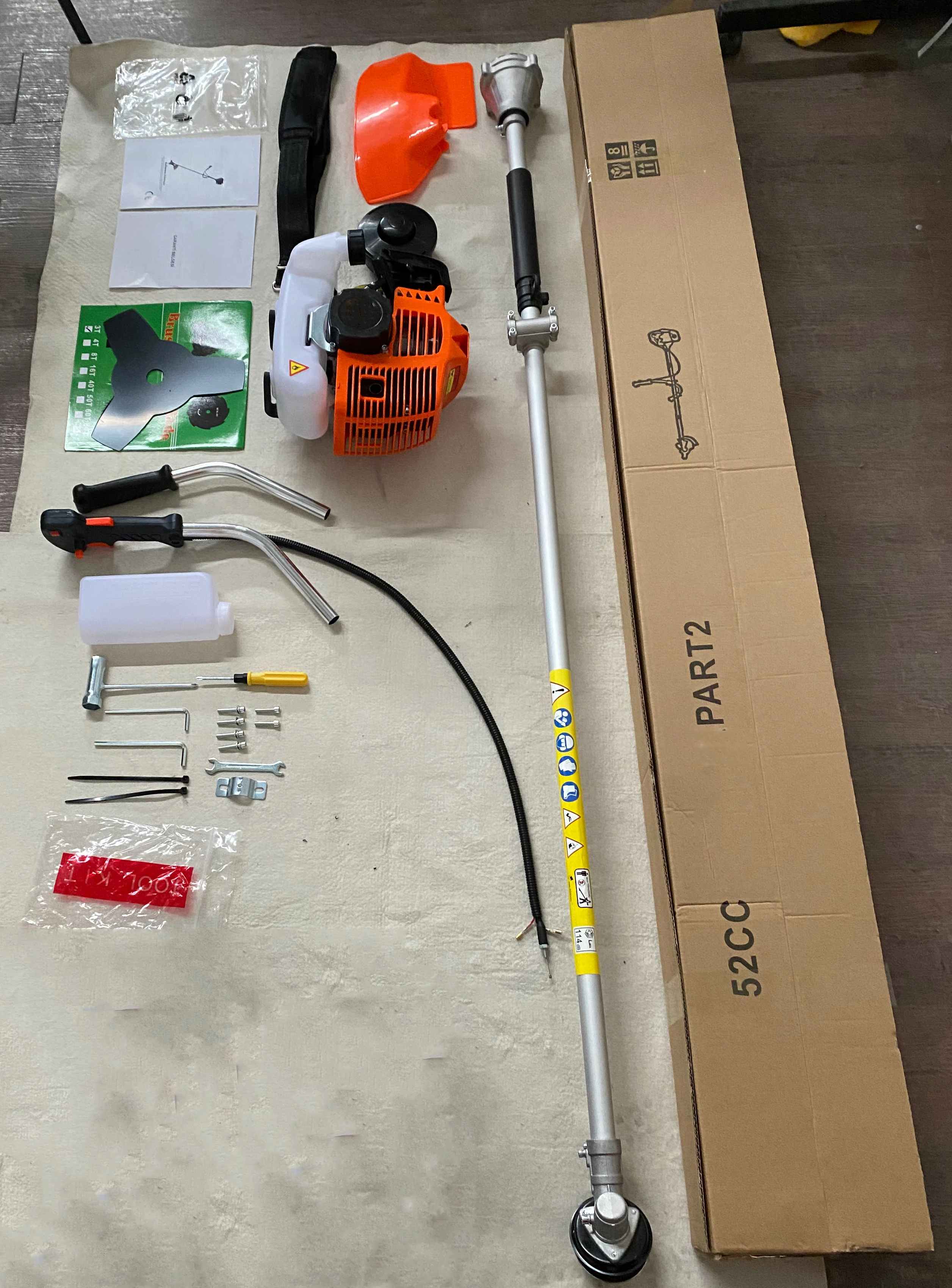 TOGO petrol grass trimmer bc520 brush cutter made in china