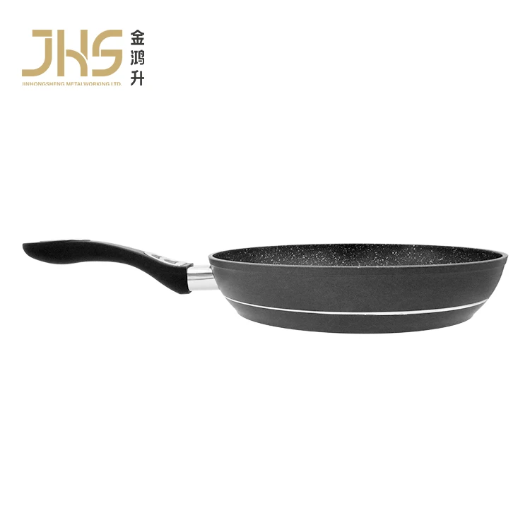 JHS hot selling induction non sticky aluminium cooking pan set frypan kitchen forged fry pan with bakelite handle