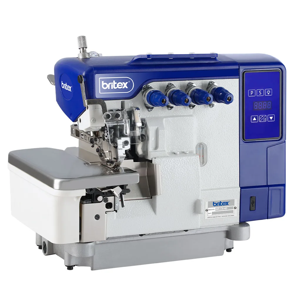 Низкая цена Britex BR-C8 прямой привод 3 4 ниток оверлок швейная машина в Пакистане