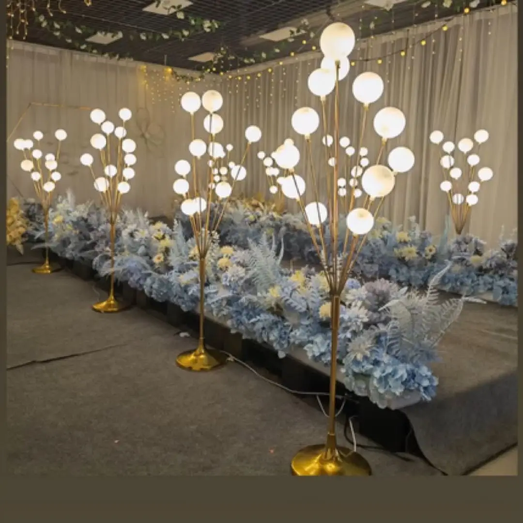 11 Head Apple Tree Wedding Decorative Lighting Stage Aisle Decor Bubble Ball Tree Road Light for Wedding Bouquet Party Supplies