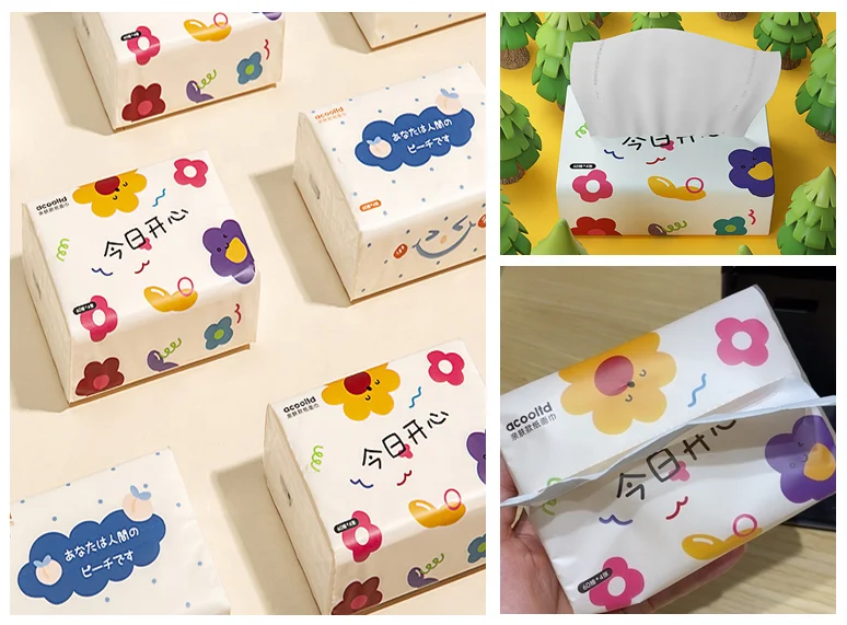 Manufacturing Price Facial/Napkin tissue Paper Folding Machine 6-10 lines To Produce Face Tissue Products