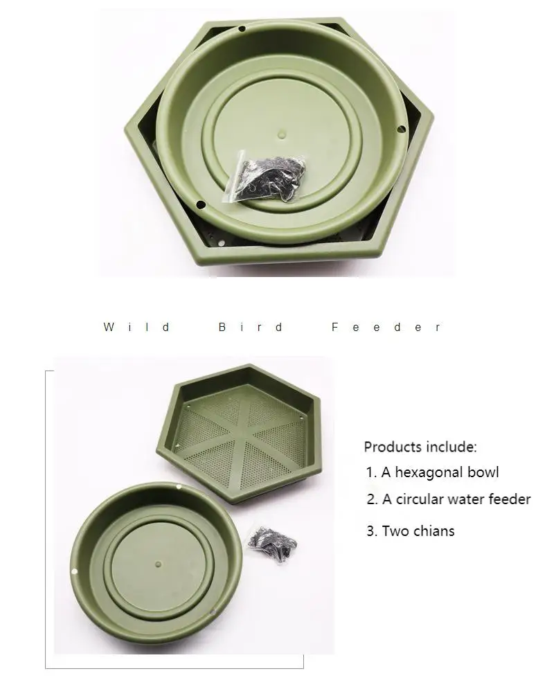 Bird Bath  Bird Feeder, 2 in 1 XL Hanging Bird Feeder Bird Bath for Outside, Hanging Bird Baths for Outdoor