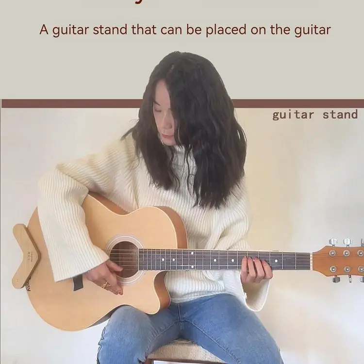 Hot selling Small portable guitar stand floor standing guitar acoustic electric guitar upright stand ukulele Shelf