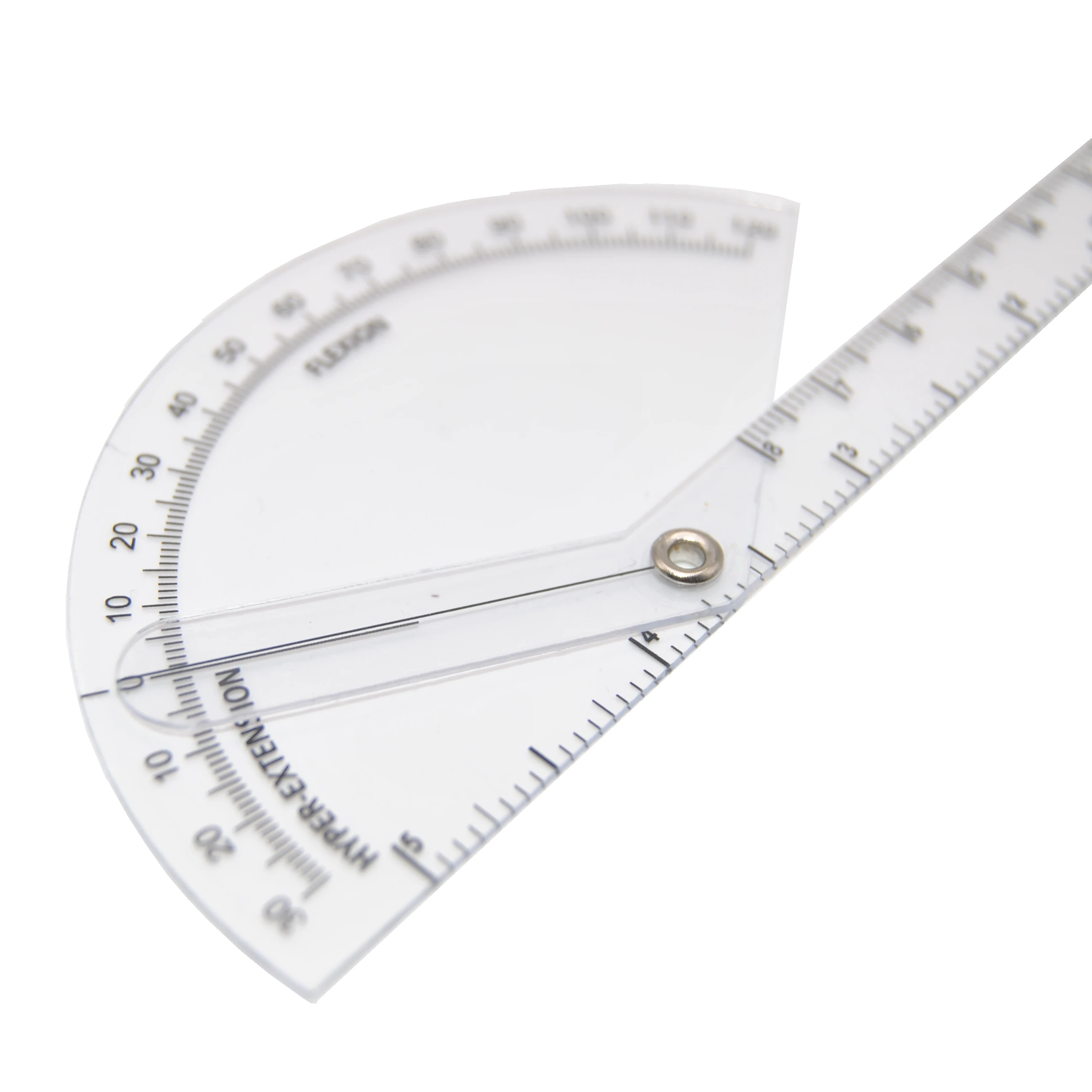 Medical Multi-Ruler 120 Degree Spinal Ruler Protractor plastic Finger Goniometer Angle Ruler