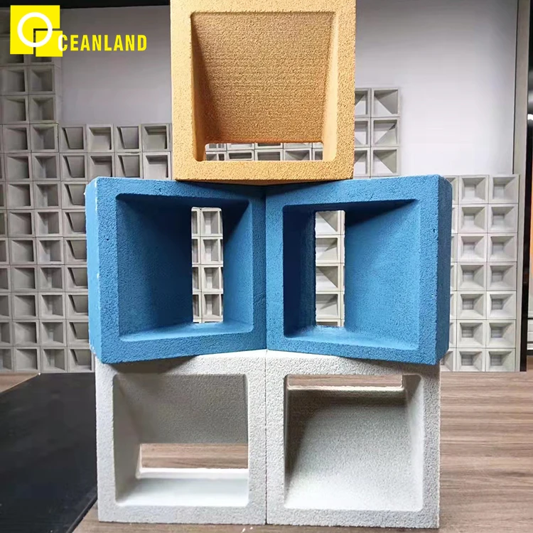 Foshan оптовая продажа яркий качественный дизайн уличный глиняный керамический полый кирпич