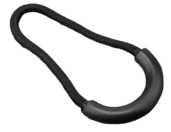 custom brand logo Rubber Zipper Puller for clothing