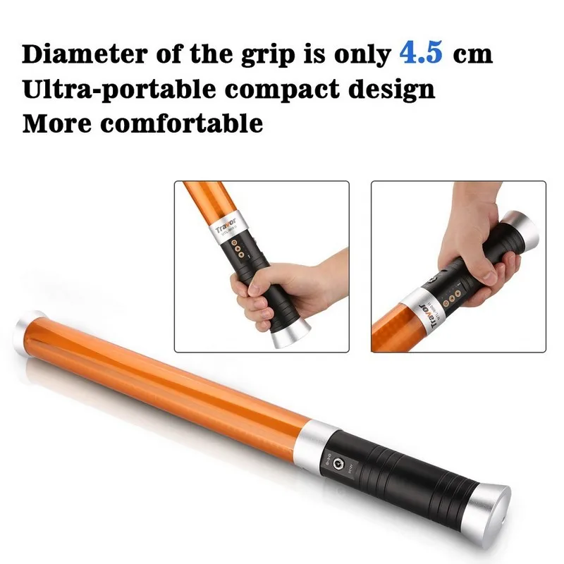 Travor MTL-900(II) professional photography lighting equipment video fill light wand led magic tube light with battery