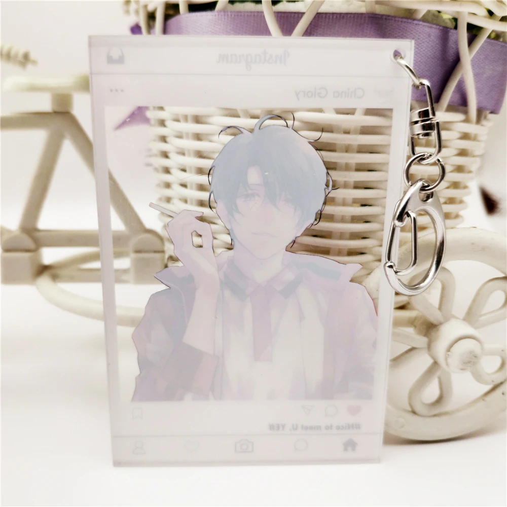 Free Sample Anime Character Cartoon Figure Custom Acrylic Keychain