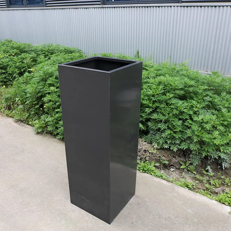 luxury indoor outdoor garden metal high vertical large plant pot flower vase