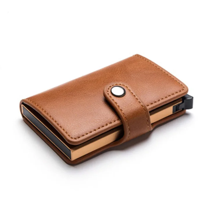 Wholesale Rfid Block Mem Credit Card Holder Wallet Pop Up Pu Leather Cardholders Tarjeteros
