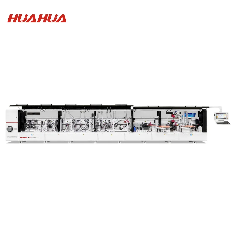 HUAHUA HH608RLK High-Speed Automatic Linear Edge Banding Machine With PUR Glue And Quick Melt