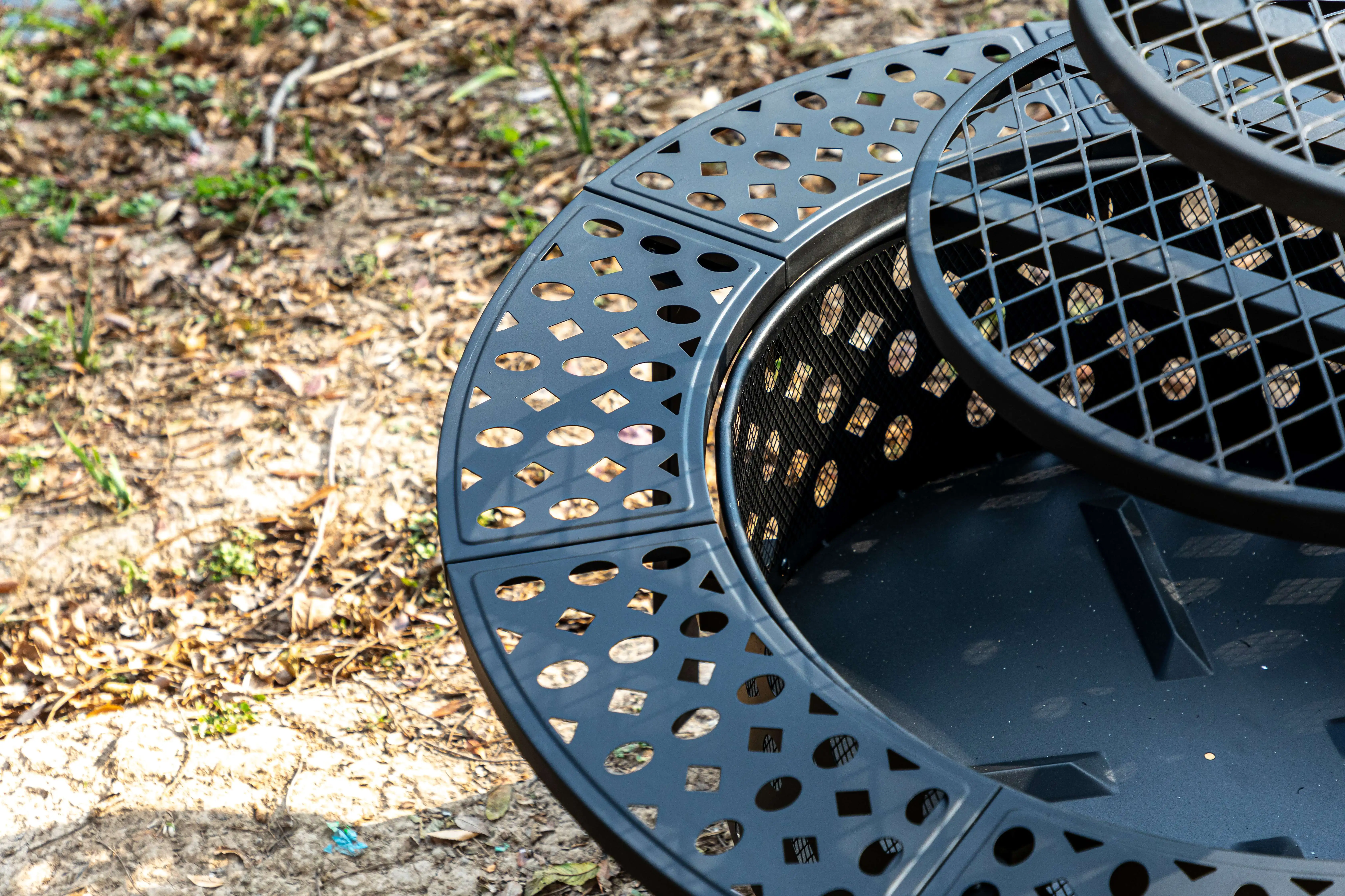 Supplier Steel Fire Pit Portable Outdoor Chimenea Fireplace For BBQ