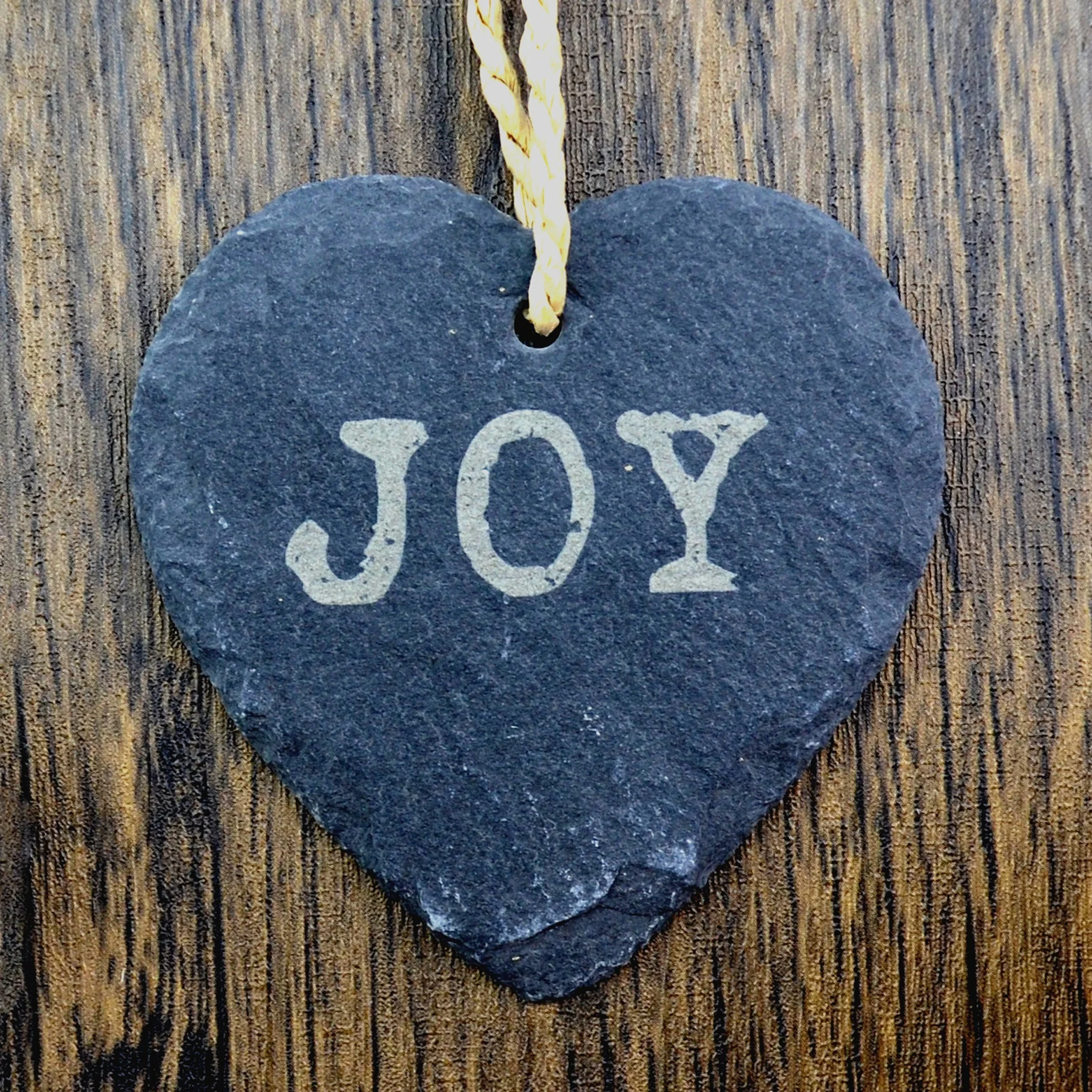 Good quality  slate gifts customized engraved design slate plaque heart shape with engrave