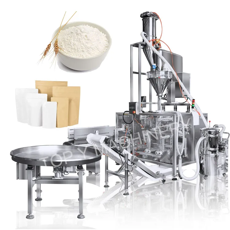 Efficient 100g - 1000g Dry Powder Premade Pouch Bag Packing Machine for Coffee Coconut Milk Powder Doypack Pouch Packing Machine