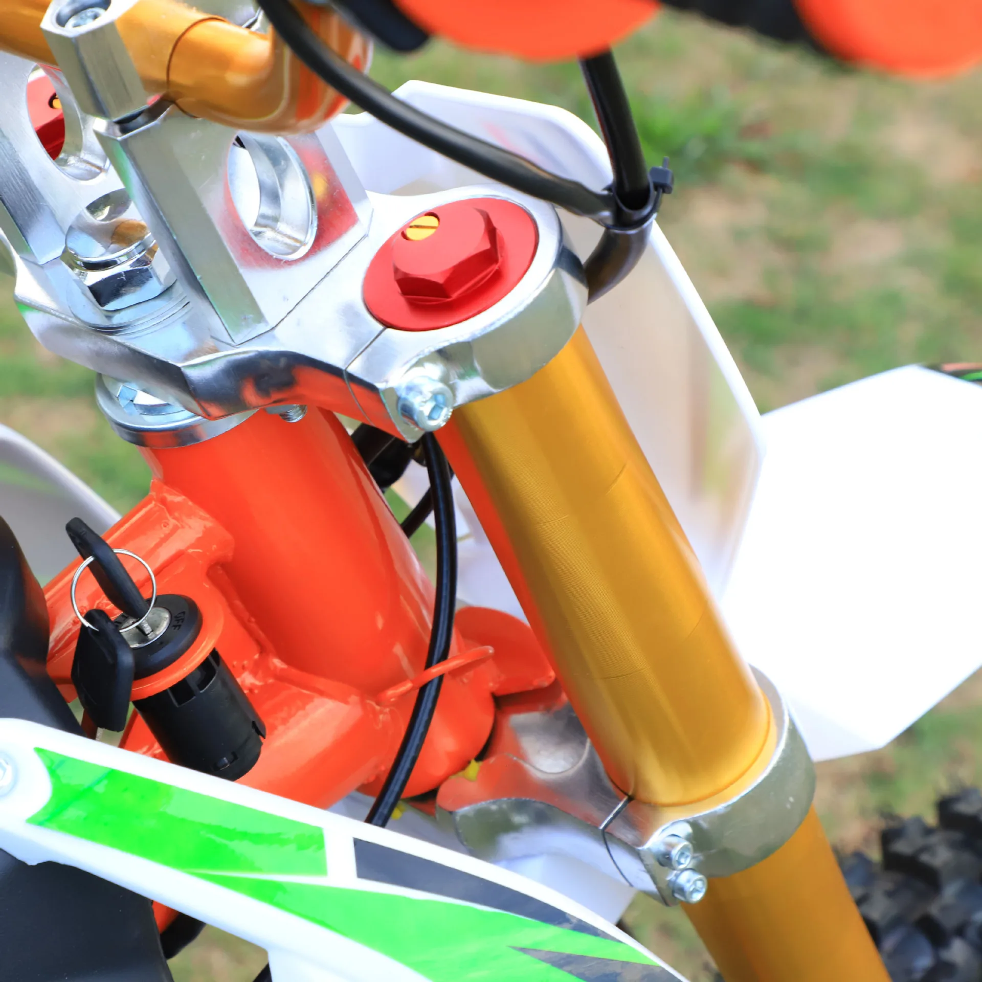 Высококачественный Мото Кросс бензиновый Мотоцикл Мотокросс 125cc с задней вилкой из сплава