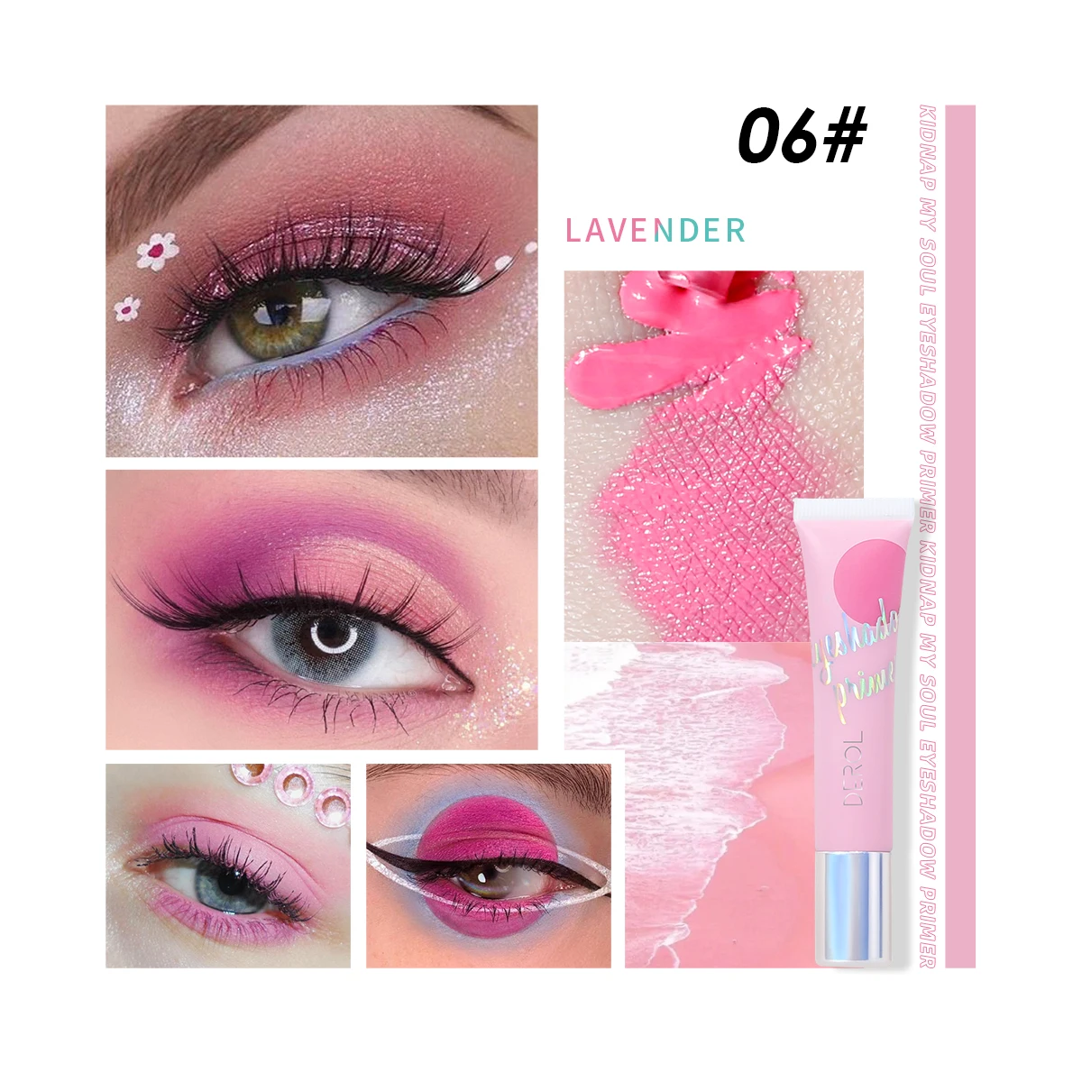 rich color long lasting eye makeup painted waterproof and durable eyeliner eyeshadow  primer