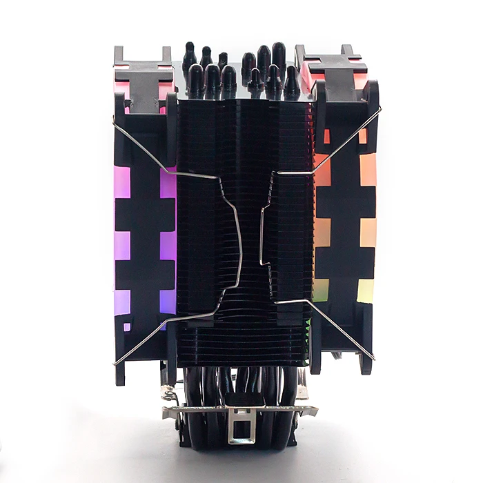 Drop Shipping Whole Body Nickeling Heat Sink Cpu Cooler For Cpu Intel Lga1700  Six Heat Pipe Cooling Fan Cpu Cooler