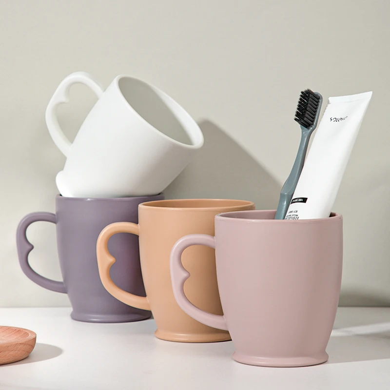 high quality biodegradable plastic milk glass mugs coffee mugs kids drink water juice tea rinse mug toothbrush cup