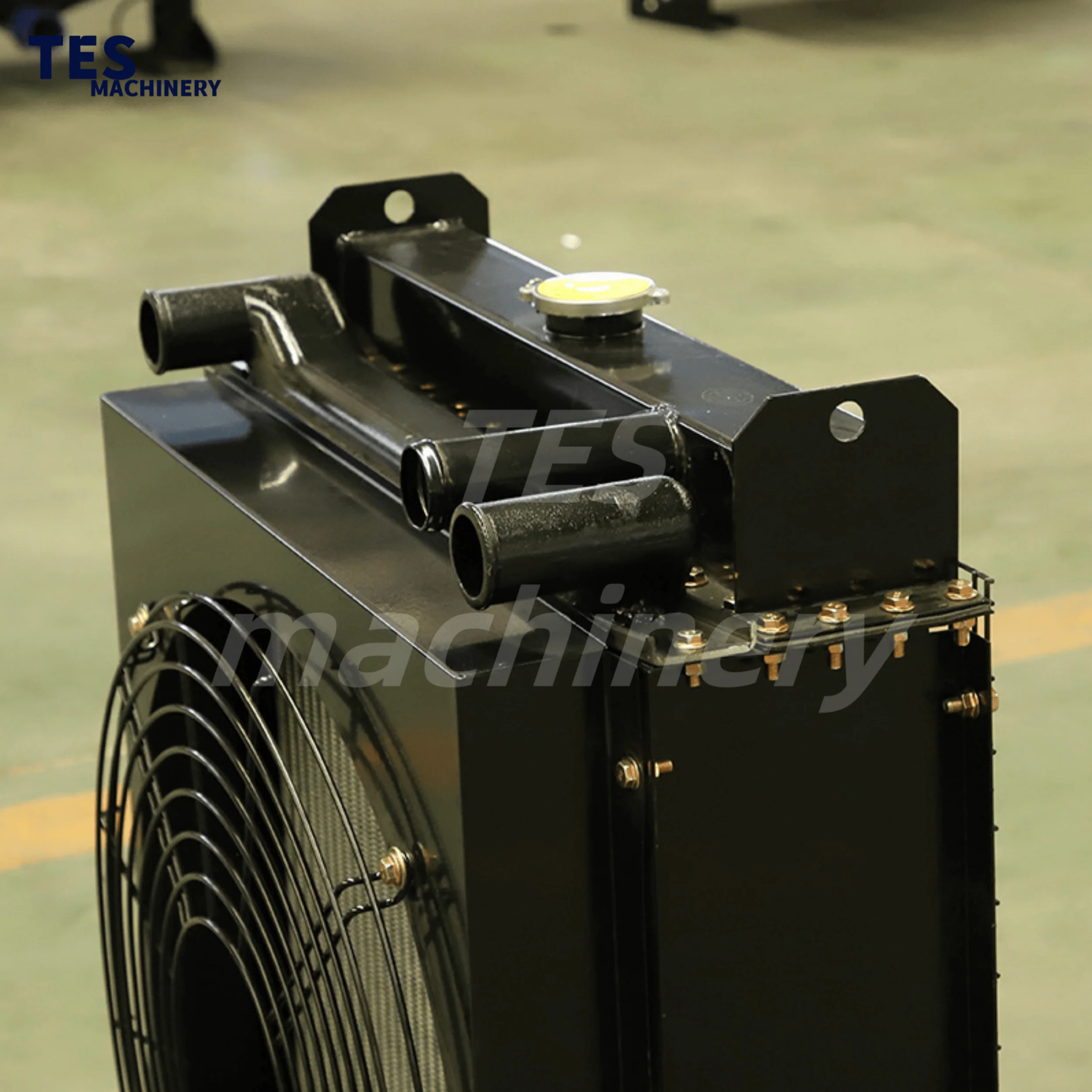 Low emissions diesel generator water tank radiator suitable industrial hydraulic oil cooler aluminum fin generator radiator