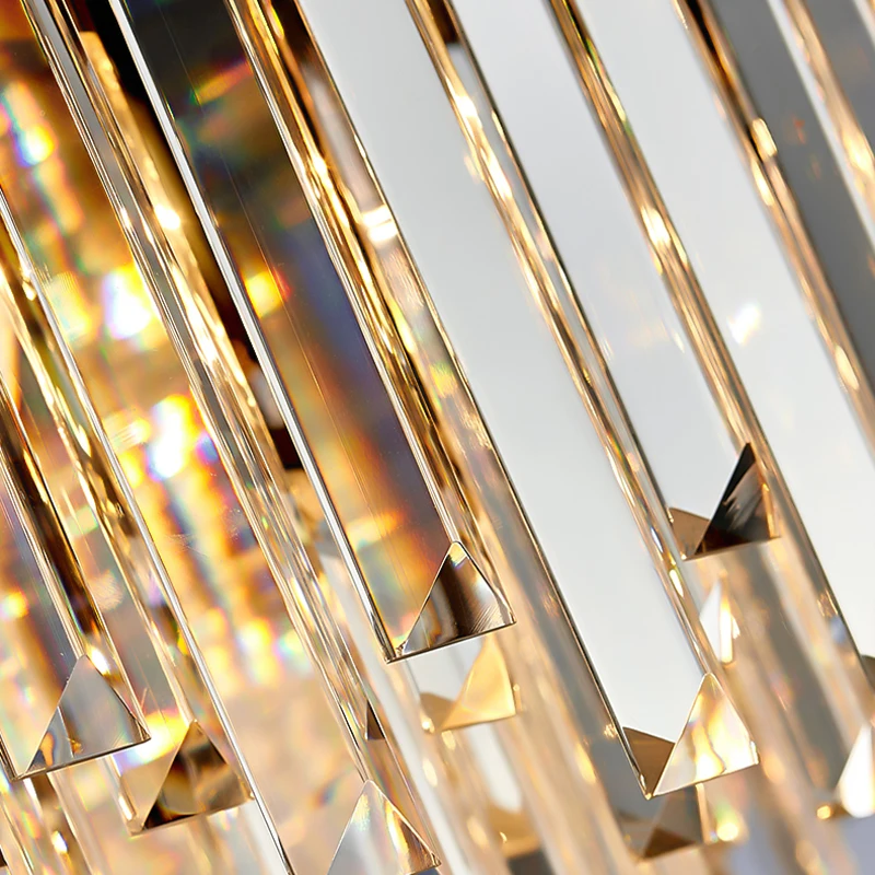 Modern Minimalist Living Room Lamp Modern Light Luxury Crystal Chandelier Bedroom Restaurant Chandelier New Home Led Lamp