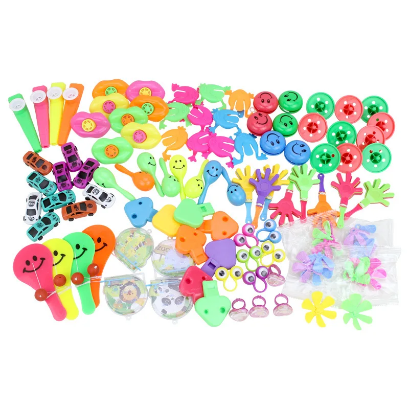 100 PCS Party Favors Toy Assortment Carnival Prizes School Classroom Rewards Pinata Filler Toys  Birthday Party Treasure Box