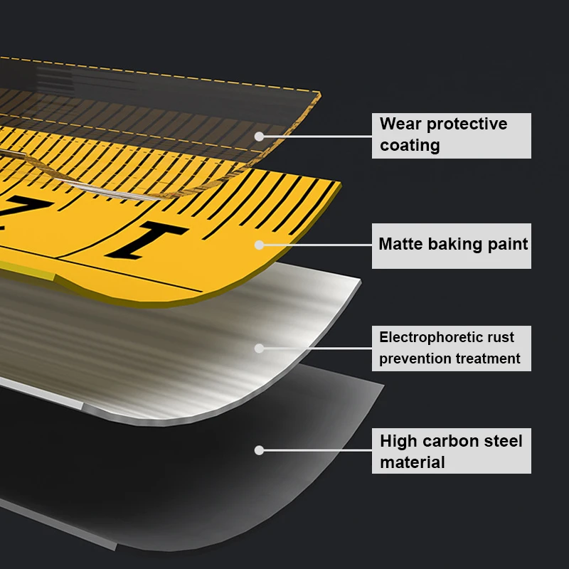 Measure Tape 3m 5m 7.5m 10m Professional Long Metal Heavy Duty Retractable Tape Measure