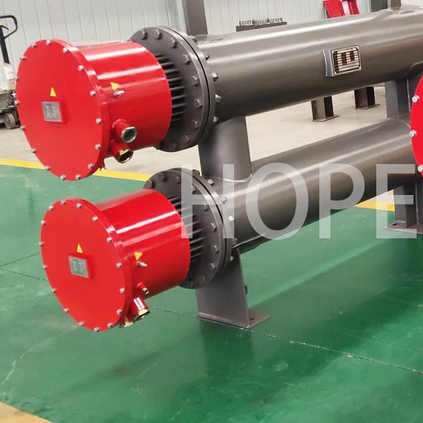 5KW 10KW 15KW Pipeline Heater Equipment Air Pipeline Heater