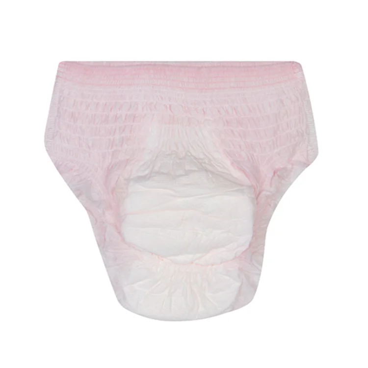Overnight Lady Postpartum Underwear Cotton Period Panties Adult Diaper Pants Women Menstrual Diaper Pants China Manufacturer