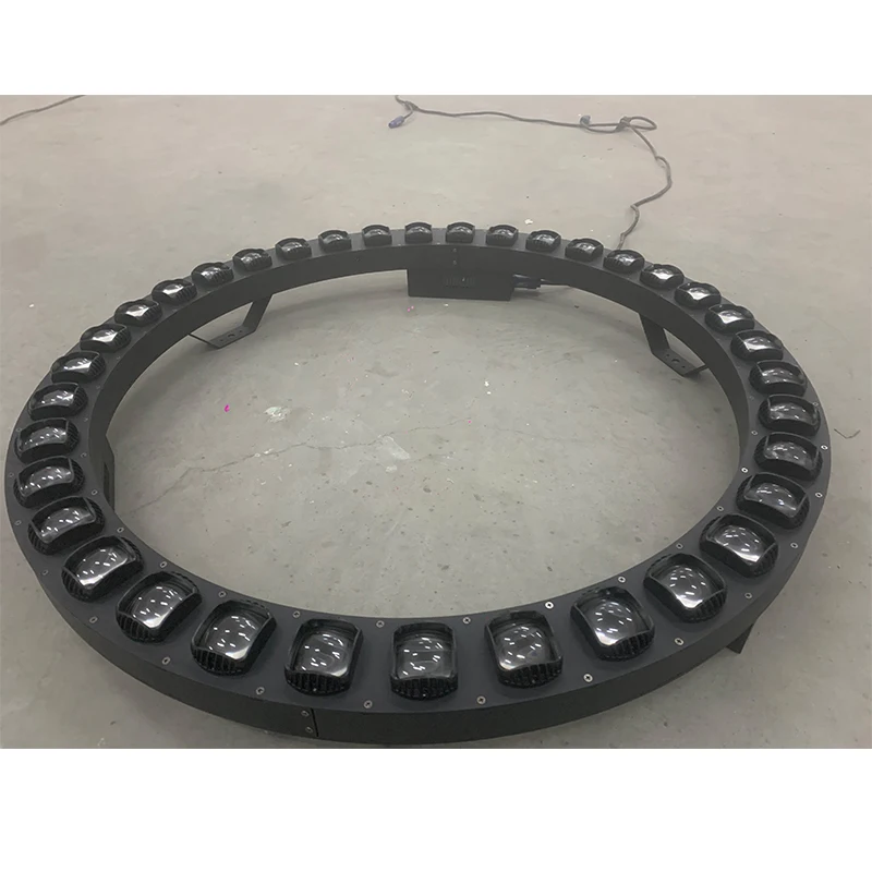 Hot selling high-quality 54 * 15W LED full-color RGB circular light 1.5 m diameter effect Lifting and lowering  stage lights