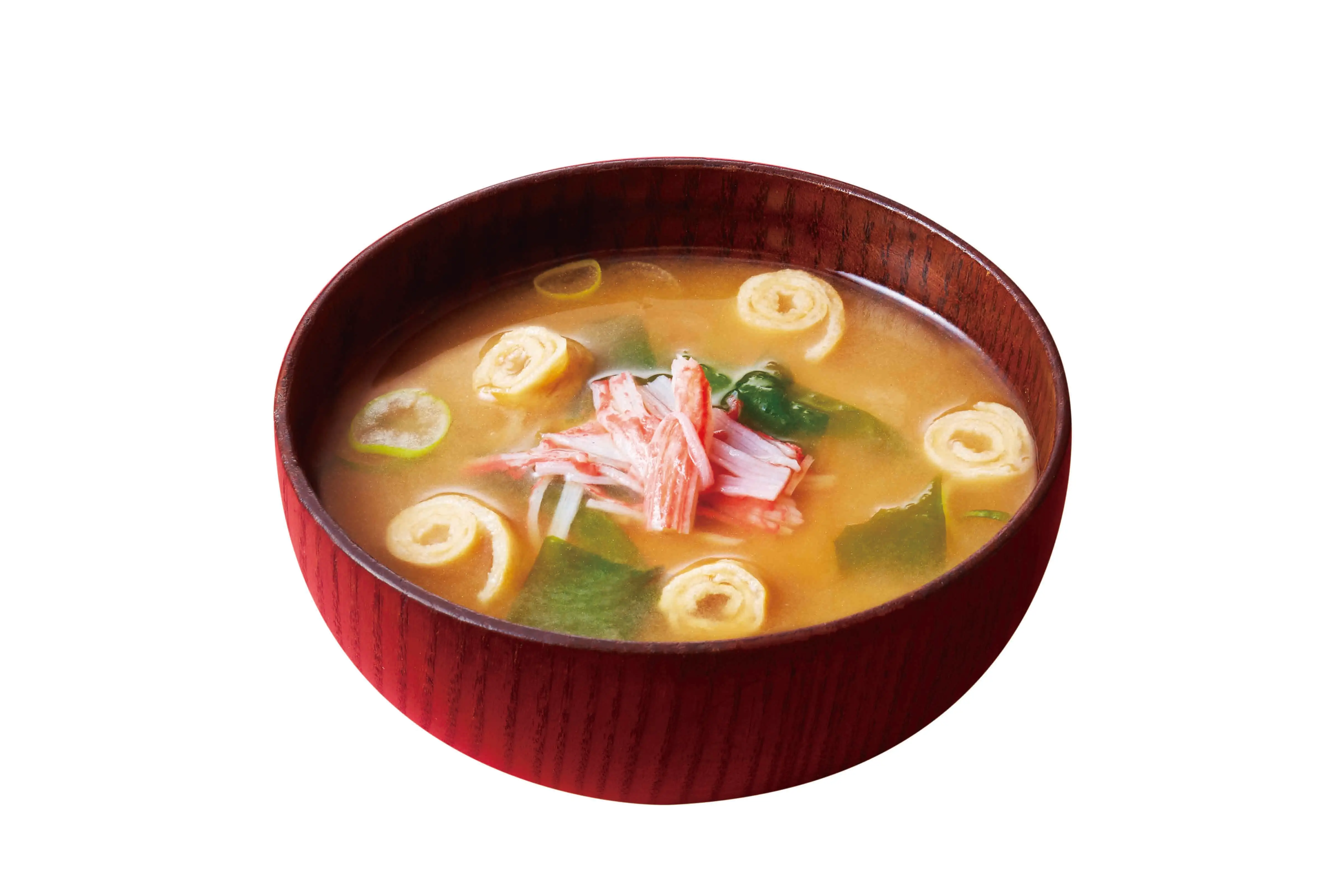 Japanese crab flavoured freeze-dried miso instant seaweed soup powder