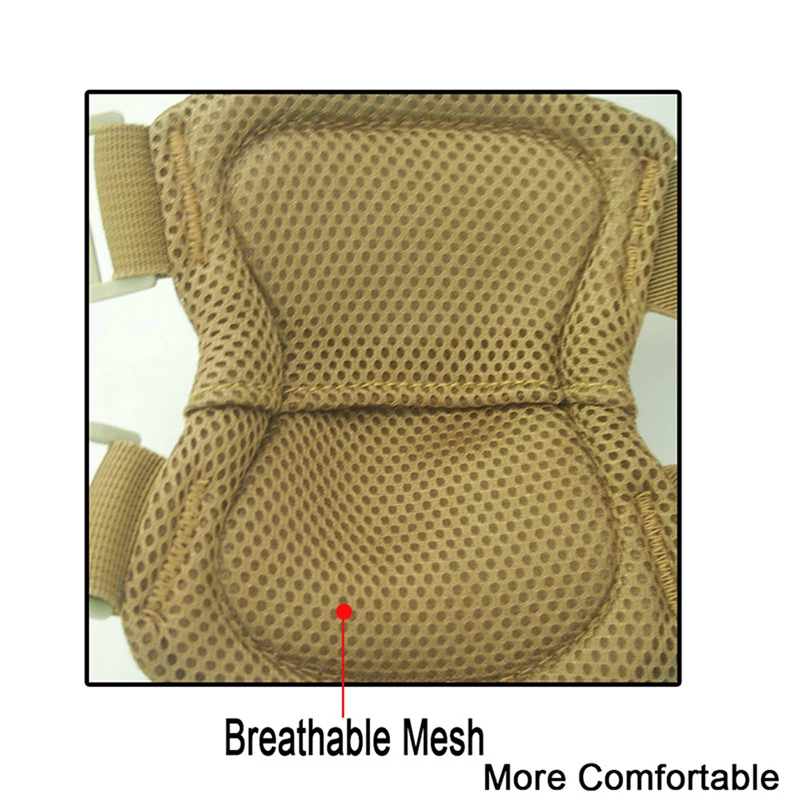 H02 Outdoor sports combat protective elbow knee pads tactical gear