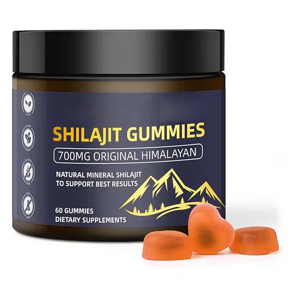 OEM Health Supplements Pure Himalayan Shilajit Resin Gummy Candy  Shilajit Gummies