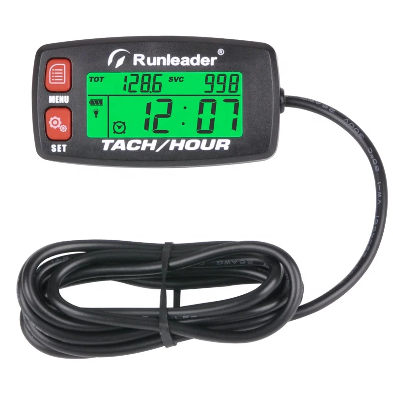 Multi-screen display Battery replaceable Tachometer/Hour Meter for Motorports bikes Motorcycle UTV ATV