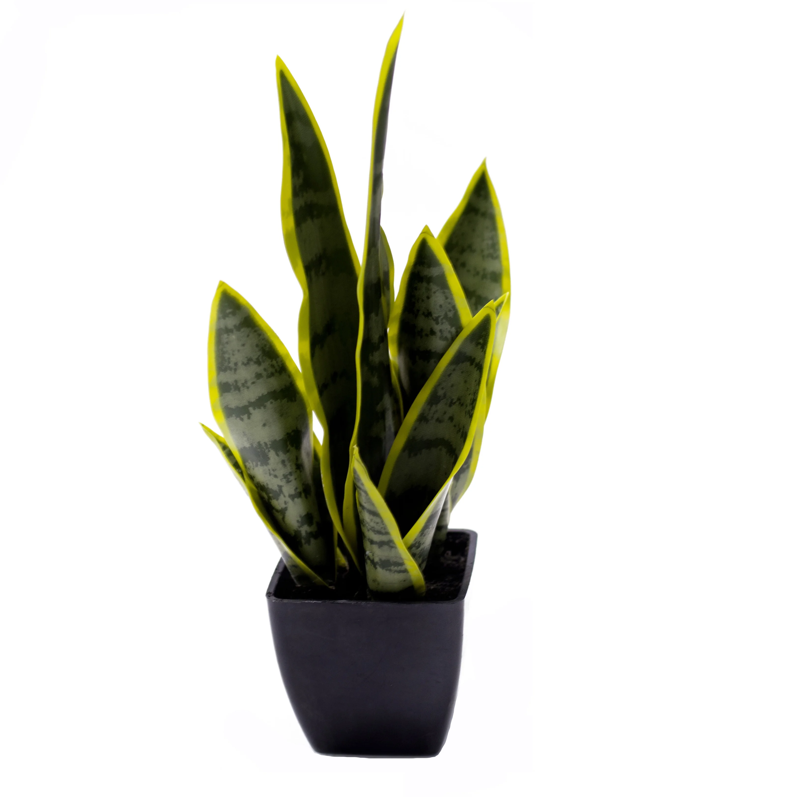 Tropical Plant Sansevieria Artificial Snake Plant Leave Artificial Bonsai Snake Plant for Home Garden Office Decoration