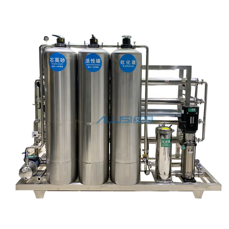 Reverse osmosis water filter system to purify tap-water purification shampoo making water